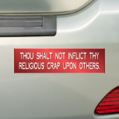 religieuze onzin bumpersticker (Op auto)