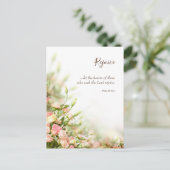 Religieuze paaskaarten - Sentiments Rejoice Briefkaart (Staand voorkant)