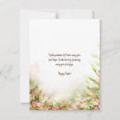 Religieuze paaskaarten - Sentiments Rejoice Kaart (Achterkant)