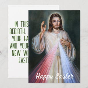 Religieuze Pasen Jezus Opstanding Feestdagenkaart