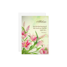 Religieuze Pasen Kaarten - Gevoelens Alleluia