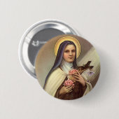 Religieuze Pasen, non met kruis Ronde Button 5,7 Cm (Voorkant /achterkant)