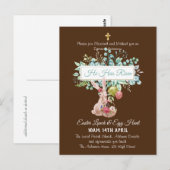 Religieuze Pasen Uitnodigingsbudget Briefkaart (Voorkant / Achterkant)