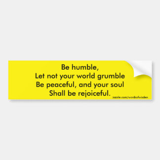 Religieuze quote bumpersticker
