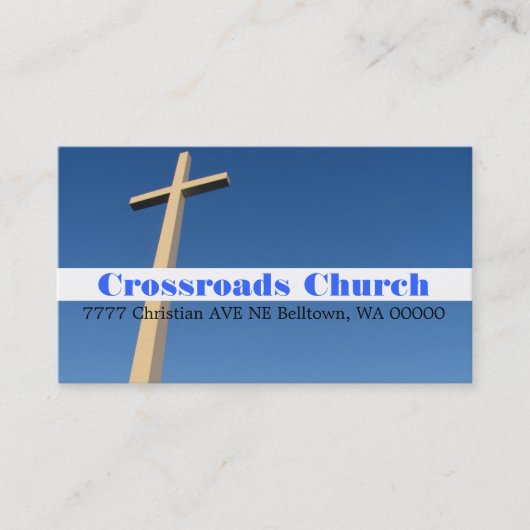 Religieuze religie Christelijk pastor christendom Visitekaartje (Voorkant)