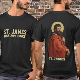Religieuze St. James Apostel Katholiek T-shirt