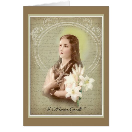 Religieuze St. Maria Goretti Katholieke Zuiverheid (Voorkant)