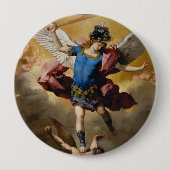 Religieuze St. Michael the Archangel Ronde Button 4,0 Cm (Voorkant)