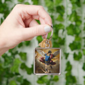 Religieuze St. Michael the Archangel Sleutelhanger (Hand)