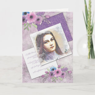  religieuze St. Therese katholieke Novena  Kaart
