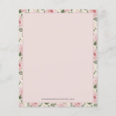 Religieuze St. Therese Quote Pink Roses  (Achterkant)