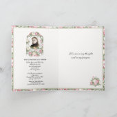 Religieuze St. Therese  Roses Prayer Kaart (Binnen)