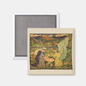  religieuze tapsbouw met Baby Jezus Christus Magneet (Voorkant / Achterkant)