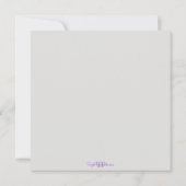 Religieuze uitnodiging Kruiswatermerk Elegant (Achterkant)