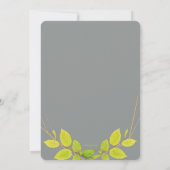 Religieuze uitnodigingen van het Lijst Leaf (Achterkant)