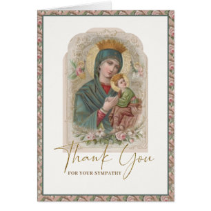 Religieuze uitvaart condoleance dank je wel Maagd 