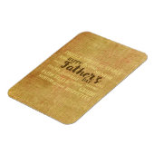 Religieuze vaderdag, kwaliteiten van de vader magneet (Linkerzijde)