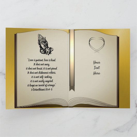 Religieuze verjaardagskaart voor 50 jaar voor moed kaart (Binnen)