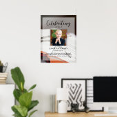 Religieuze viering van het leven Custom Photo Fune Poster (Thuiskantoor)