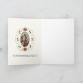 Religieuze Vintage Jesus Good Shepherd Bedankkaart (Binnen)