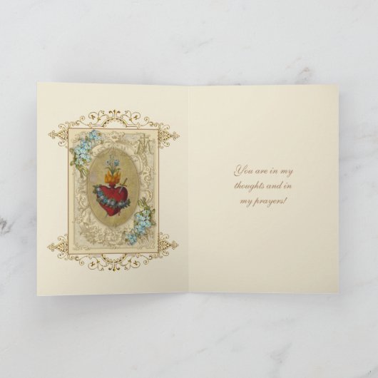 Religieuze vriendschap Gepest Maagd Mary Kaart (Binnen)