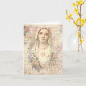 Religieuze vriendschap Gepest Maagd Mary Kaart (Gele Bloem)