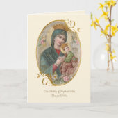 Religieuze vriendschap Gepesterde Mary  Ca Kaart (Gele Bloem)