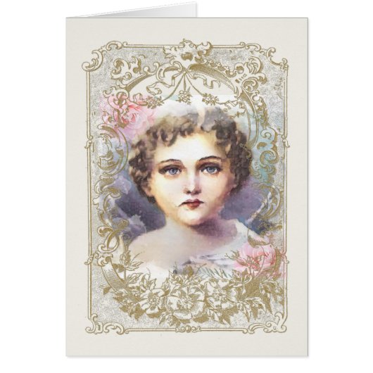 religieuze Waterverf Rozen Rozen (Voorkant)