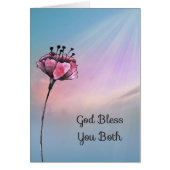 Religieuze weddenschap Kaart met een ventilator (Voorkant)