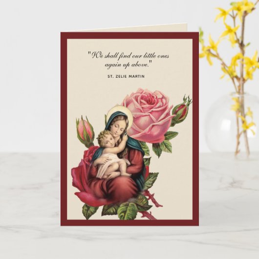 Religieuze zwangerschap Verlies sympathie Miskrask Kaart (Gele Bloem)