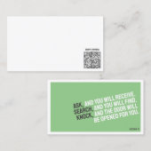 RELIGION Carte de visite minimaliste (Devant / Derrière)