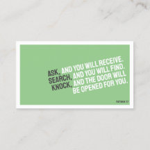 RELIGION Carte de visite minimaliste