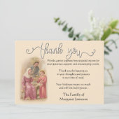 Religion catholique Sainte Famille Merci Condolenc (Debout devant)