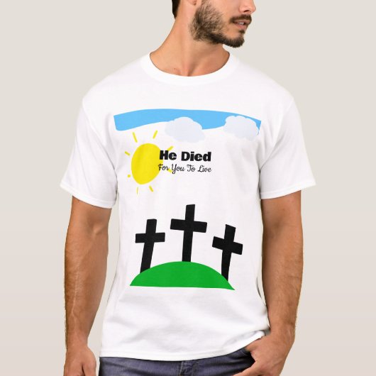 Religious 3 cross T-shirt (Devant)