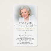 Religious Catholic Prayer Virgin Mary Cross Card (Dos)