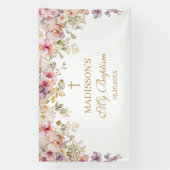 Religious Celebration Floral Orchids backdrop Spandoek (Verticaal)