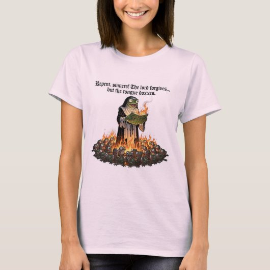 Religious frog funny T-Shirt (Devant)