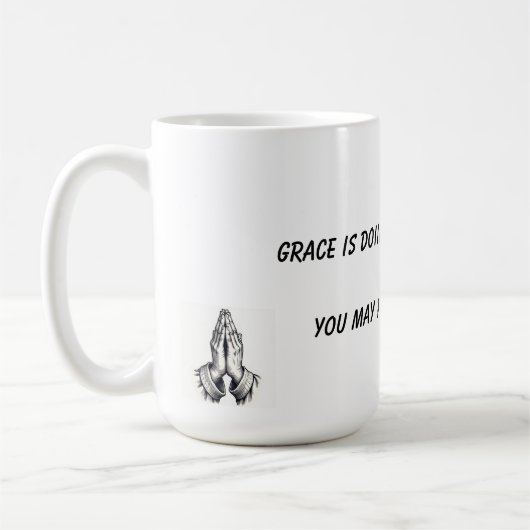 Religious Grace Lifting Mug (Gauche)
