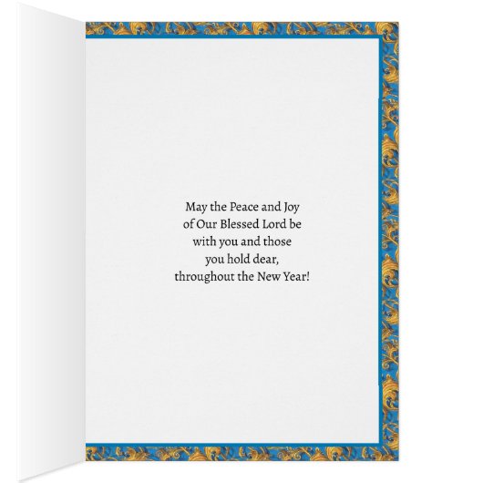 Religious Happy New Year Prayer Scripture (Intérieur (Droit))