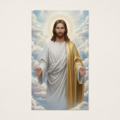 Religious Jesus Remembrance Funeral Prayer Card (Devant)