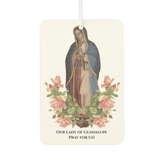 Religious Virgin Mary Guadalupe Catholic Spanish Luchtverfrisser (Voorkant)