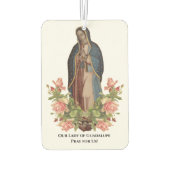 Religious Virgin Mary Guadalupe Catholic Spanish Luchtverfrisser (Achterkant)
