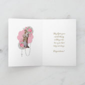 Religious Virgin Mary Jesus Catholic Afstuderen Feestdagen Kaart (Binnen)