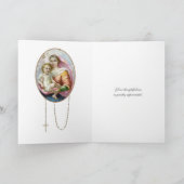 Religious Virgin Mary Jesus Catholic Collage Kaart (Binnen)