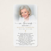 Religious Virgin Mary The Lord's Prayer Card (Dos)