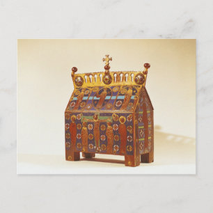 Reliquaire borst, 12e tot 13e eeuw briefkaart