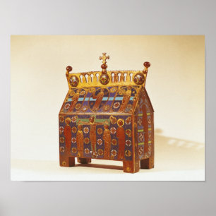 Reliquaire borst, 12e tot 13e eeuw poster