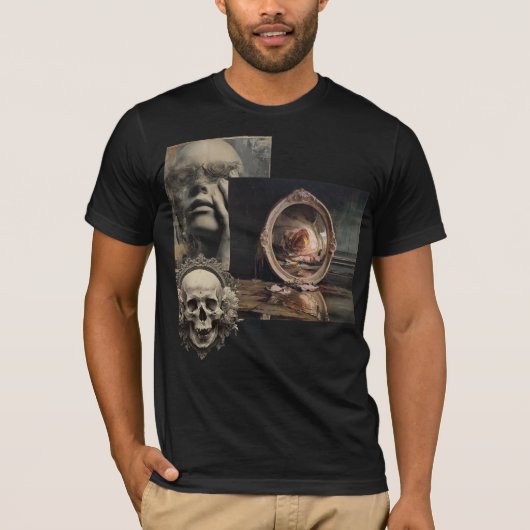 Reliquaire d'Échoes – T-Shirt Arcane Collage (Devant)