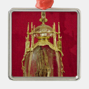 Reliquary met de hand van St. Attalia Metalen Ornament