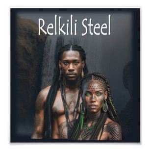 Relkili Steel Hoesje Art Foto Afdruk